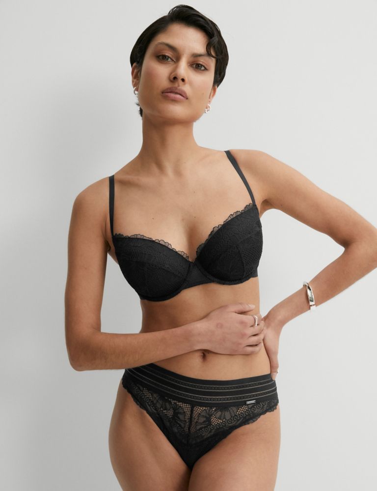 Buy Victoria's Secret High Leg Scoop Thong Knickers from the Laura Ashley  online shop