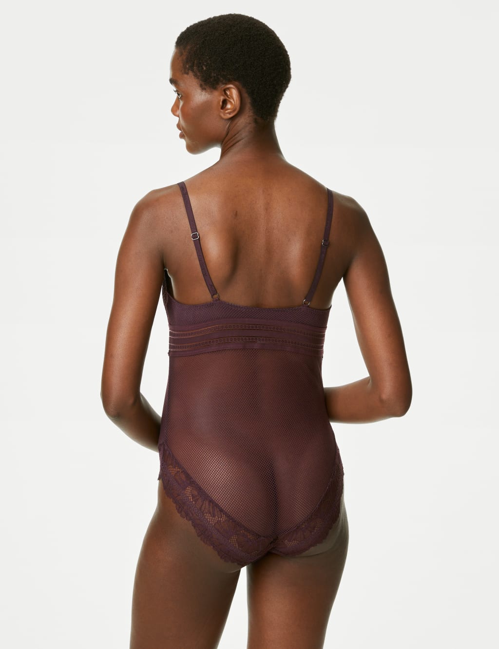 Lace bodysuit push up sales