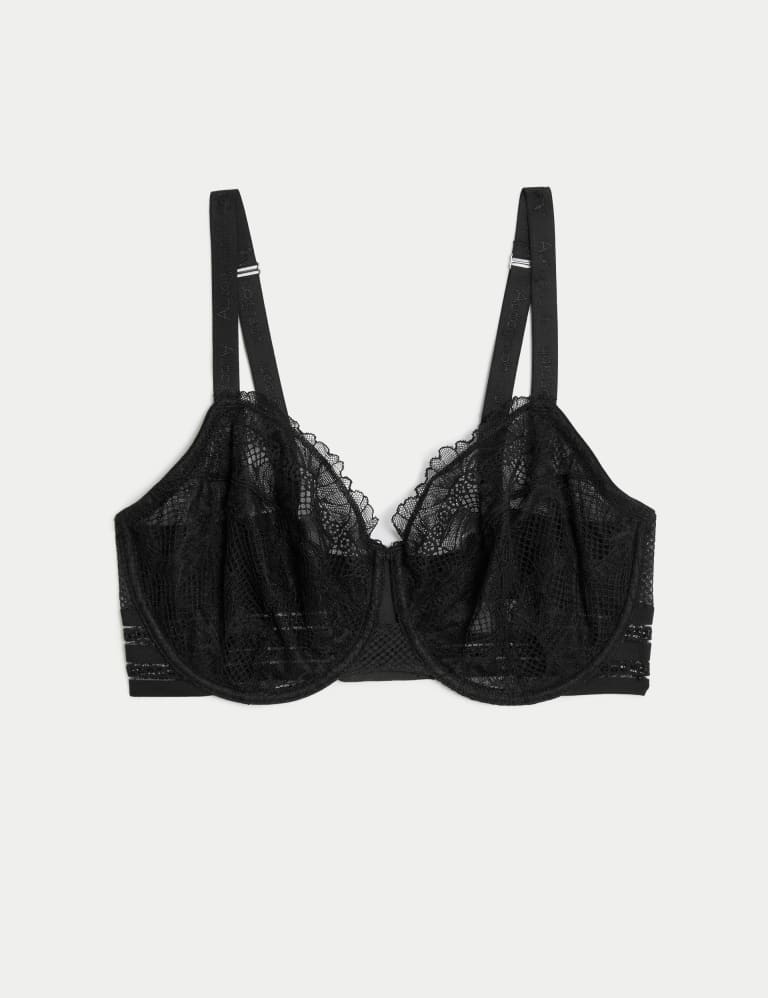 French Designed Lace Padded Balcony Bra A-DD, Autograph