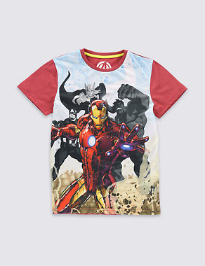 Marvel Avengers T-Shirt (5-16 Years) Image 2 of 3