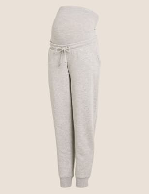 maternity joggers over bump