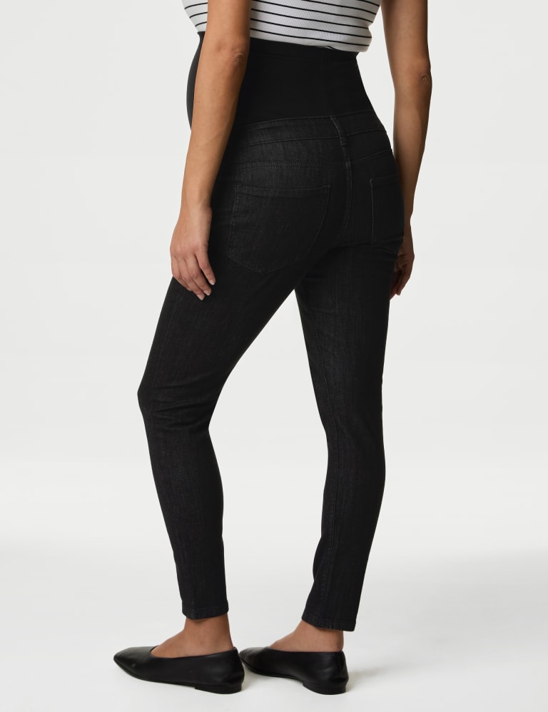 Topshop Maternity Solid Black Jeans 25 Waist (Maternity) - 68% off