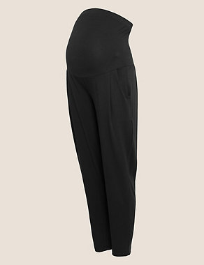 Maternity Jersey Over Bump Tapered Trousers Image 2 of 5