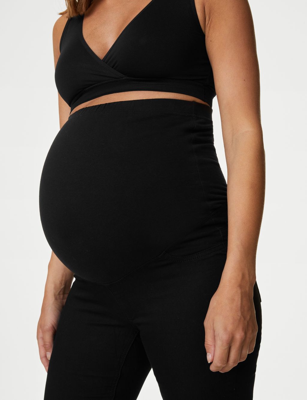 Maternity Black Lift & Shape Over Bump Emilee Jeggings