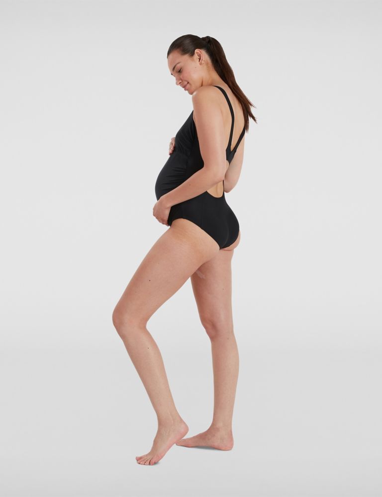 Maternity Scoop Neck Swimsuit 3 of 6