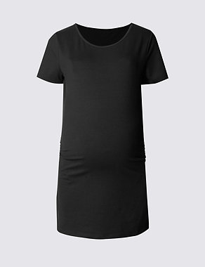 Maternity Short Sleeve T-Shirt with Modal Image 2 of 4