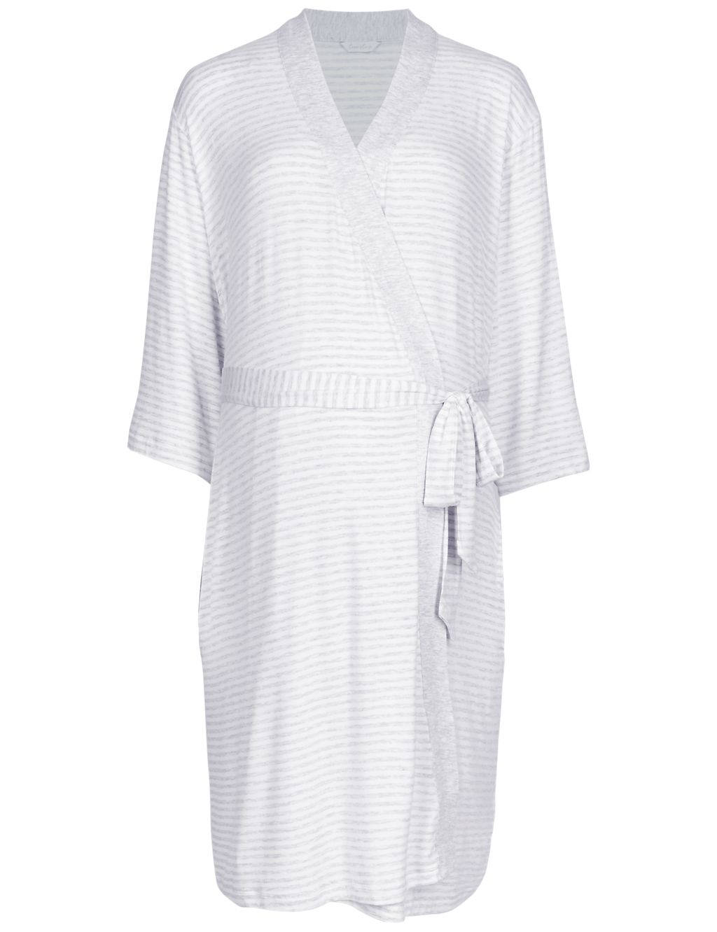Maternity Striped Short Dressing Gown 4 of 7