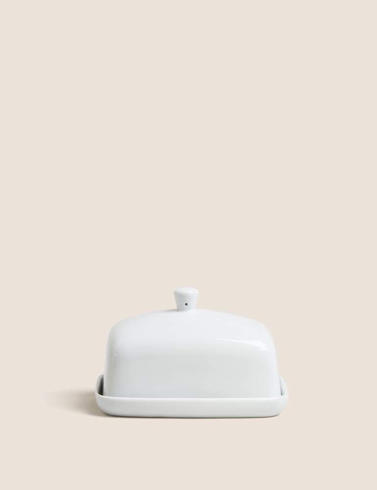 Maxim Porcelain Butter Dish 1 of 3