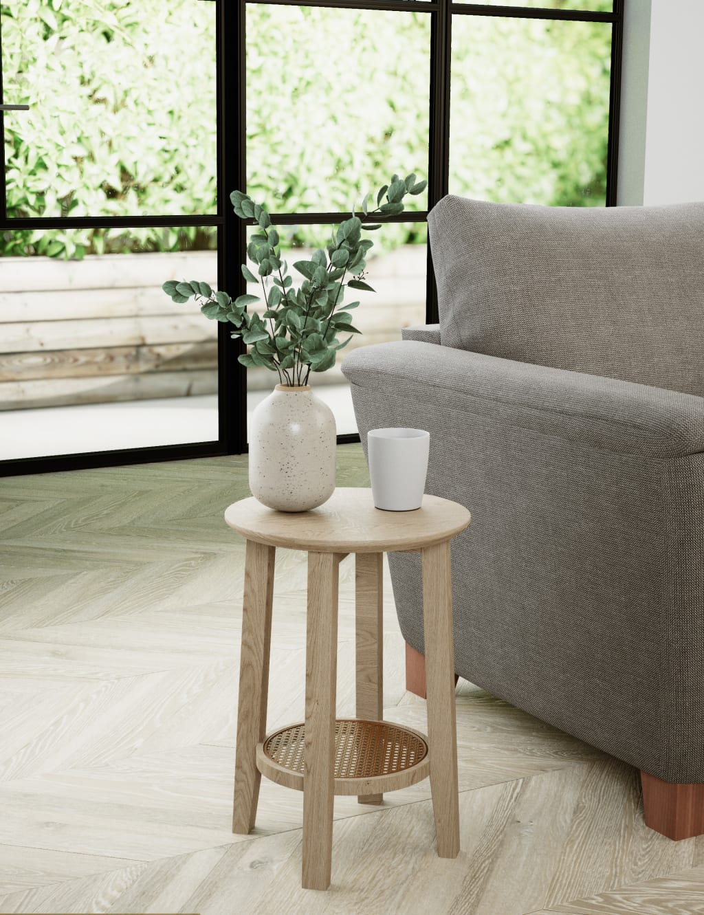 Cane side 2024 table round