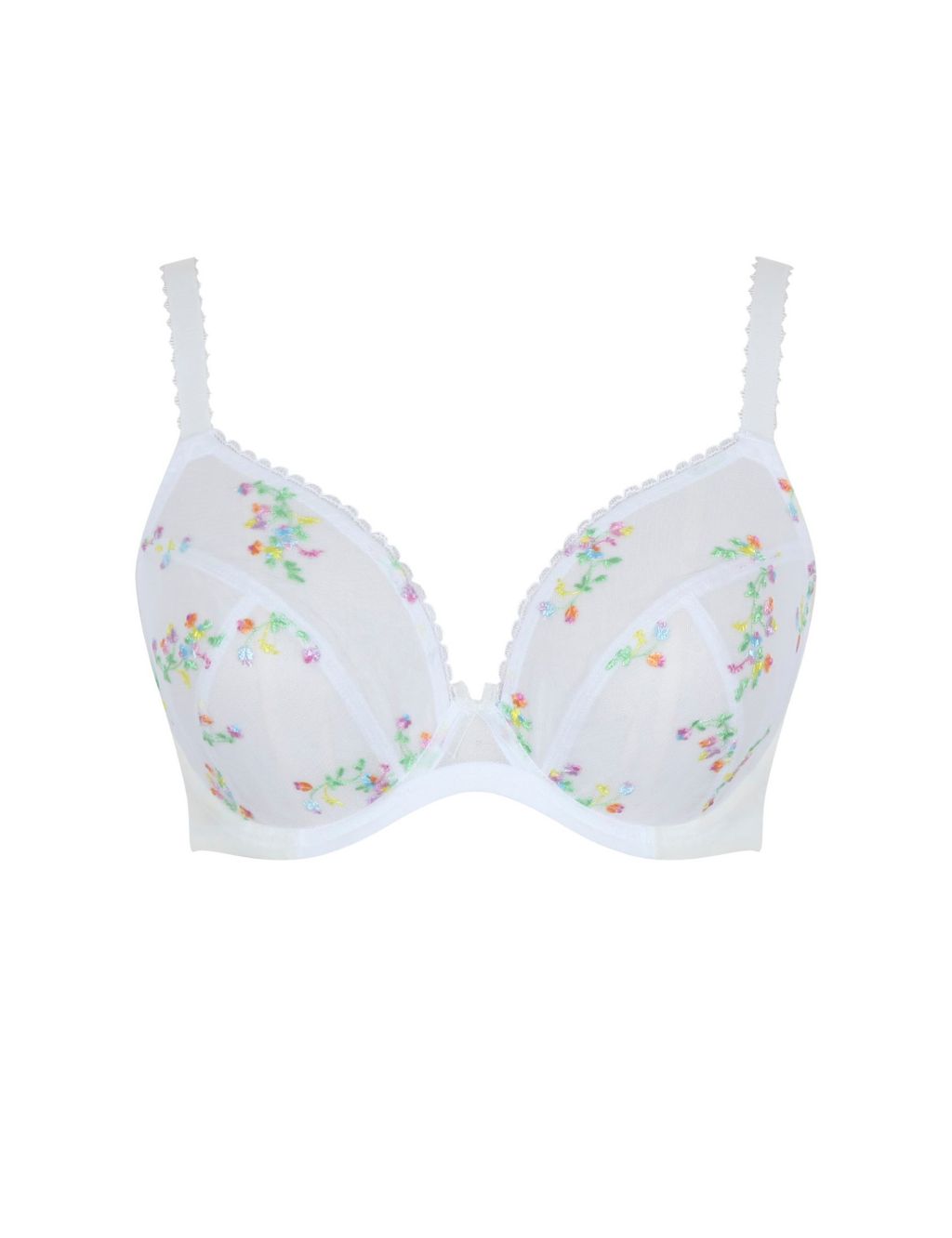 Meadow Embroidery Wired Plunge Bras (D to J) 1 of 6