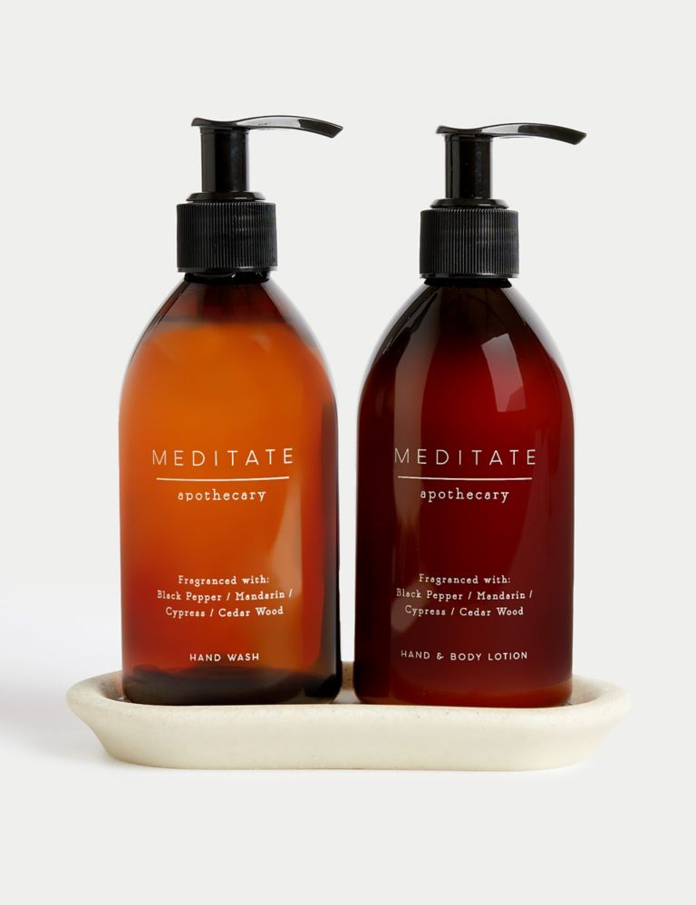 Meditate Hand Wash & Lotion Set | Apothecary | M&S