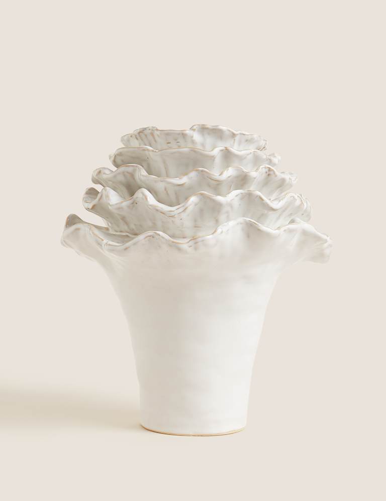 Medium Floral Ceramic Vase 1 of 4
