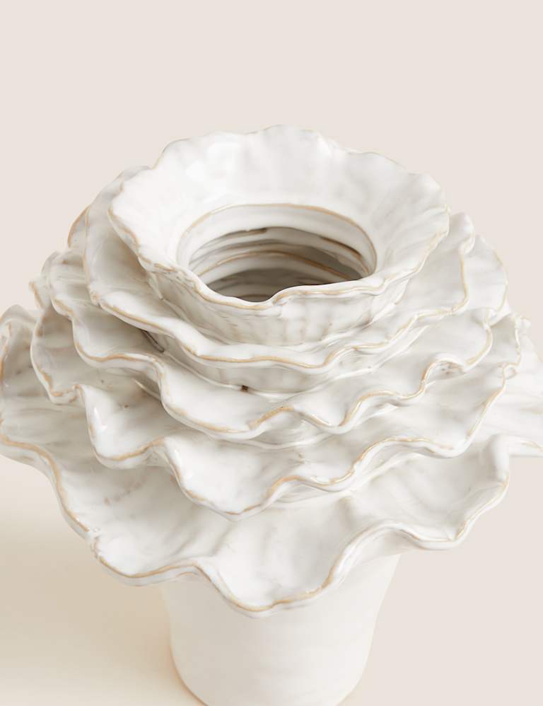 Medium Floral Ceramic Vase 3 of 4