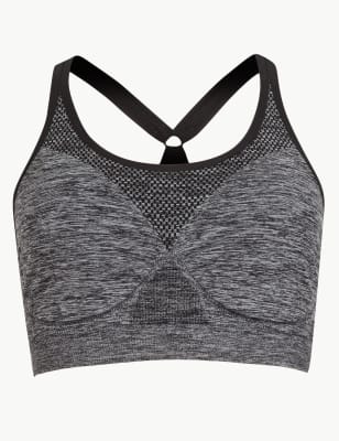 Medium Impact Non-Padded Sports Bra | M&S Collection | M&S