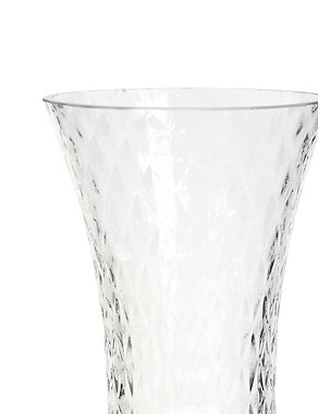 Medium Pressed Diamond Bud Vase Image 2 of 3