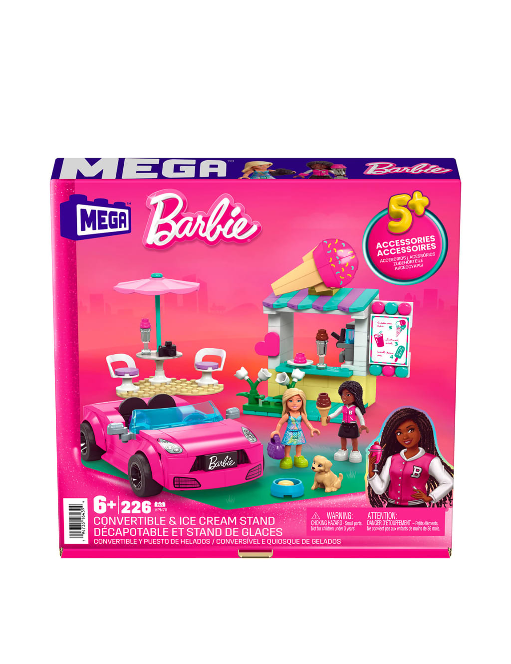 Mega Barbie Convertible Set 6 9 Yrs Barbie M S