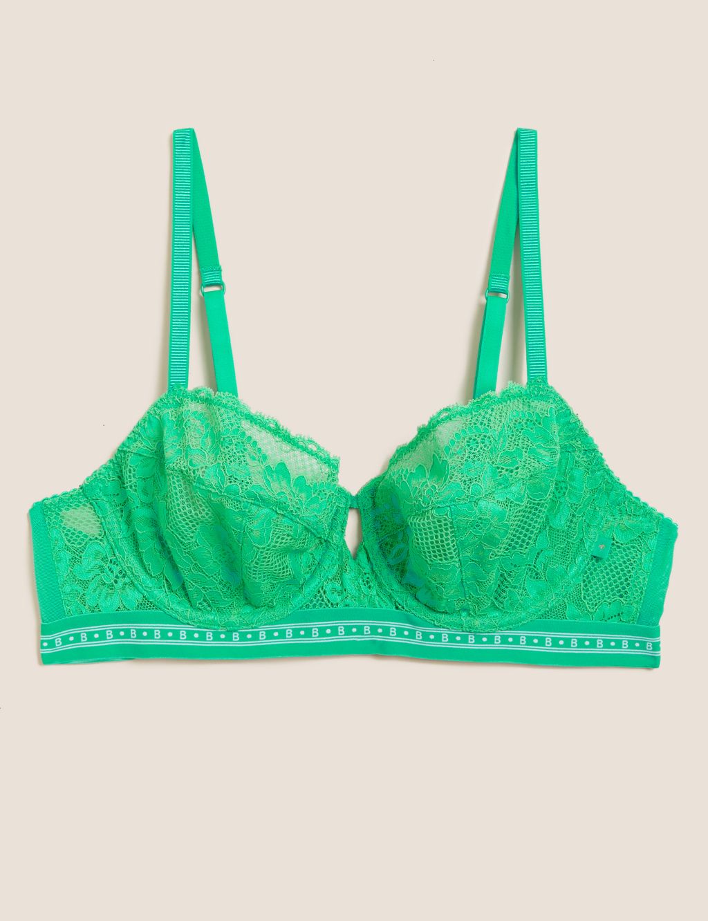 Meia Lace Wired Balcony Bra A-G | B by Boutique | M&S