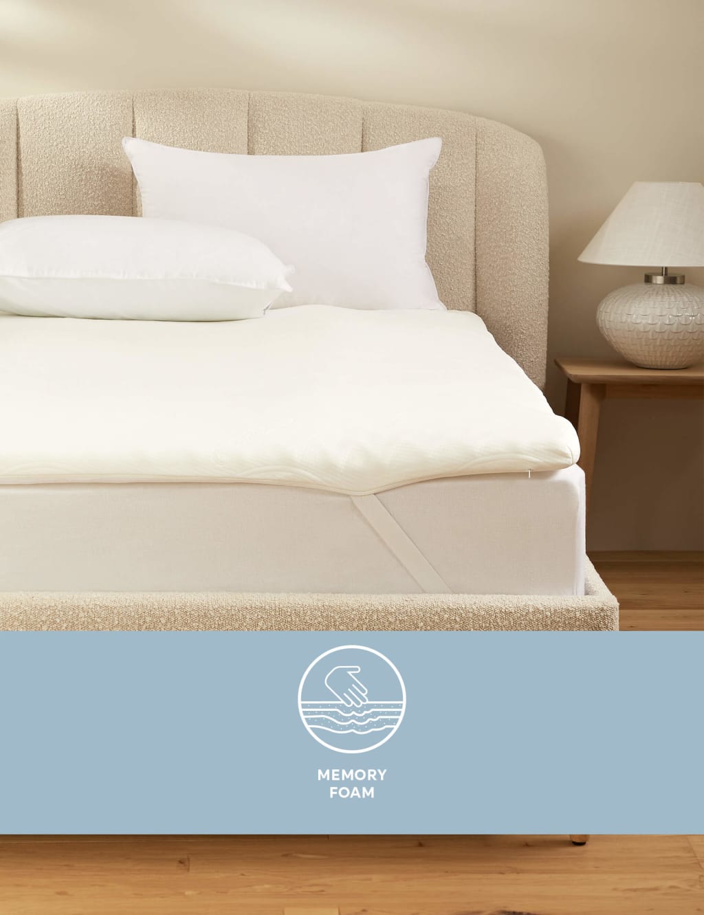 Memory Foam Contour 4cm Mattress Topper Sleep Solutions M S