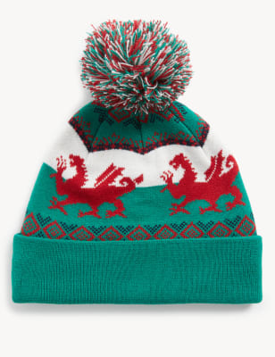 mens bobble hat and scarf