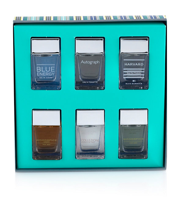 Mens Fragrance Collection 6 x 10ml Gift Set Image 1 of 1