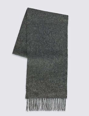 Mens Pure Wool Scarf Image 2 of 3
