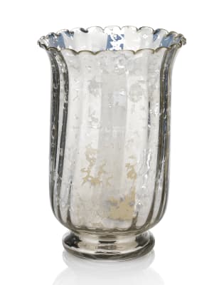 Mercury Glass Hurricane M&S