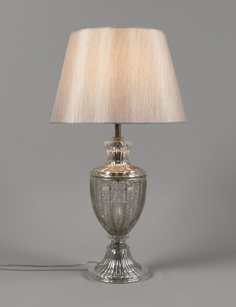 Silver clearance urn lamp