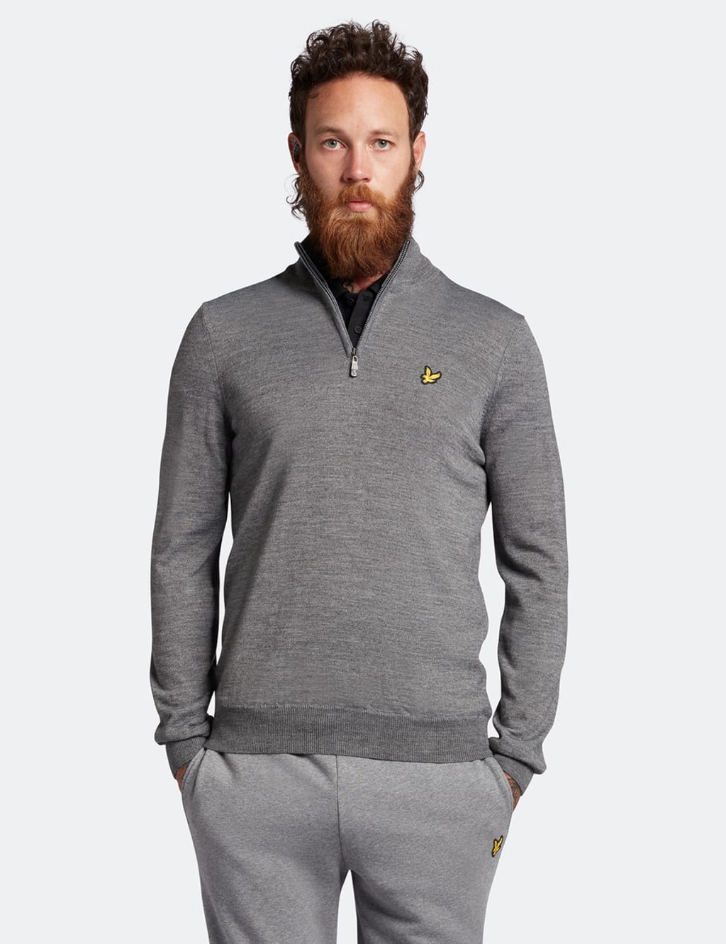 Merino Wool Blend Half Zip Jumper 3 of 5