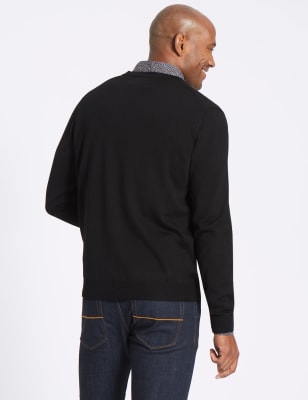 m&s merino wool cardigan