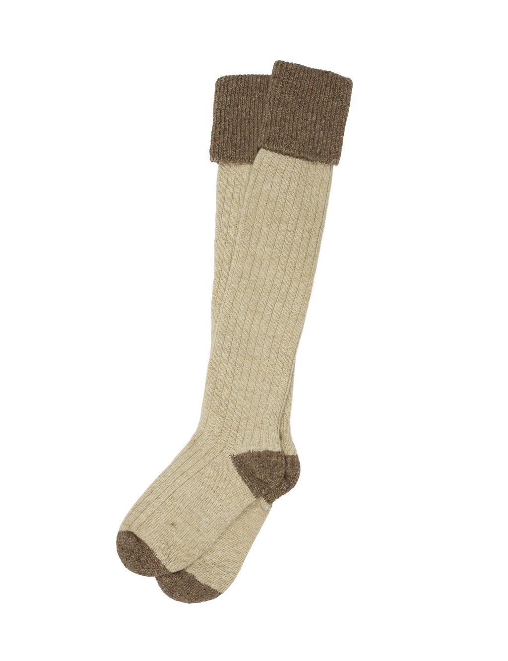 Merino Wool Ribbed Knee High Socks | Celtic & Co. | M&S