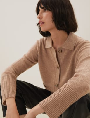 Marks and spencer merino wool cardigan sale