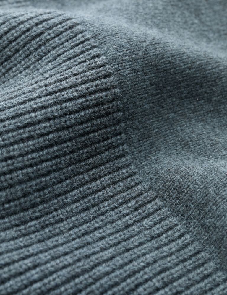 Merino Wool Rich Crew Neck Knitted Top 5 of 5