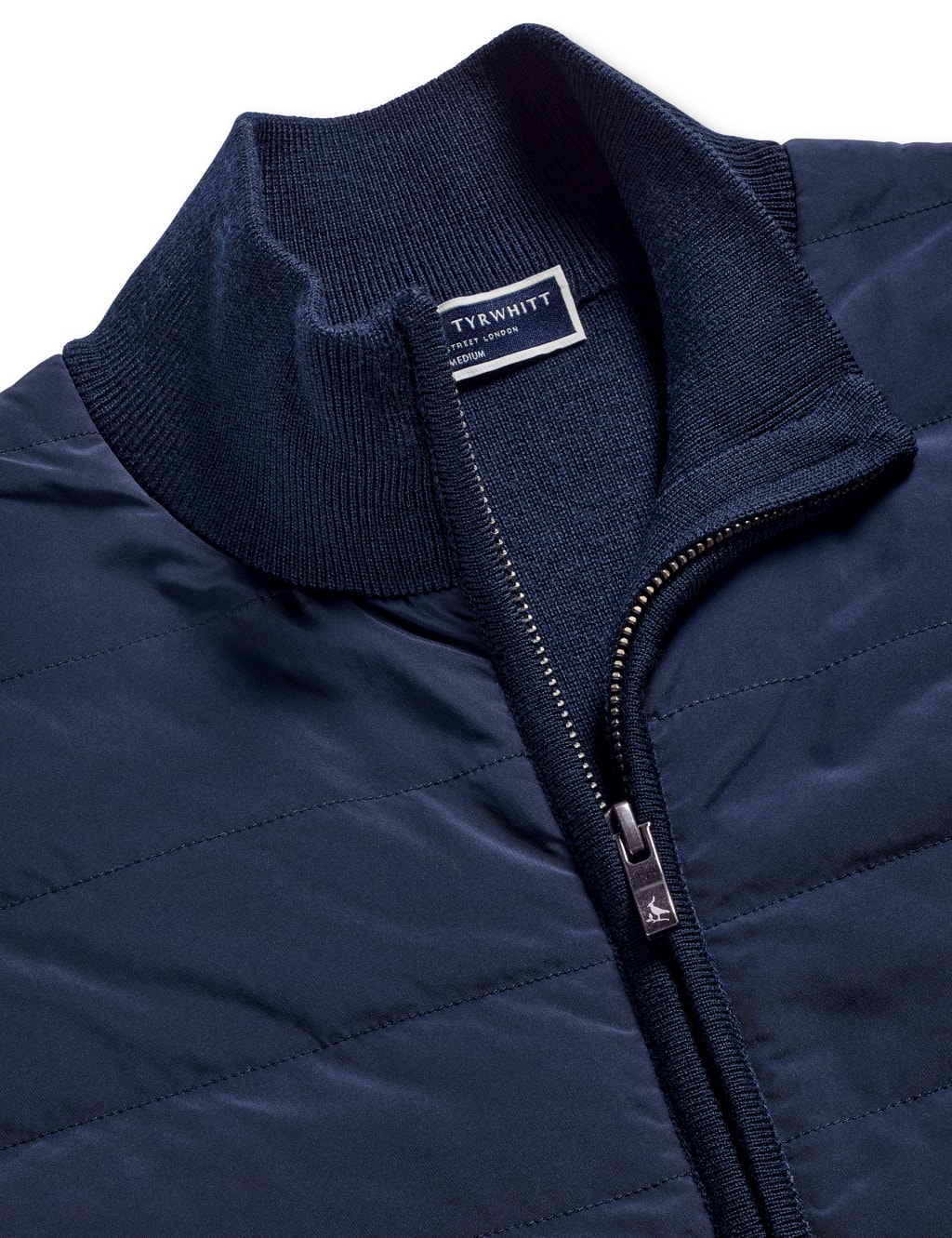 Merino Wool Rich Funnel Neck Padded Jacket Charles Tyrwhitt M&S