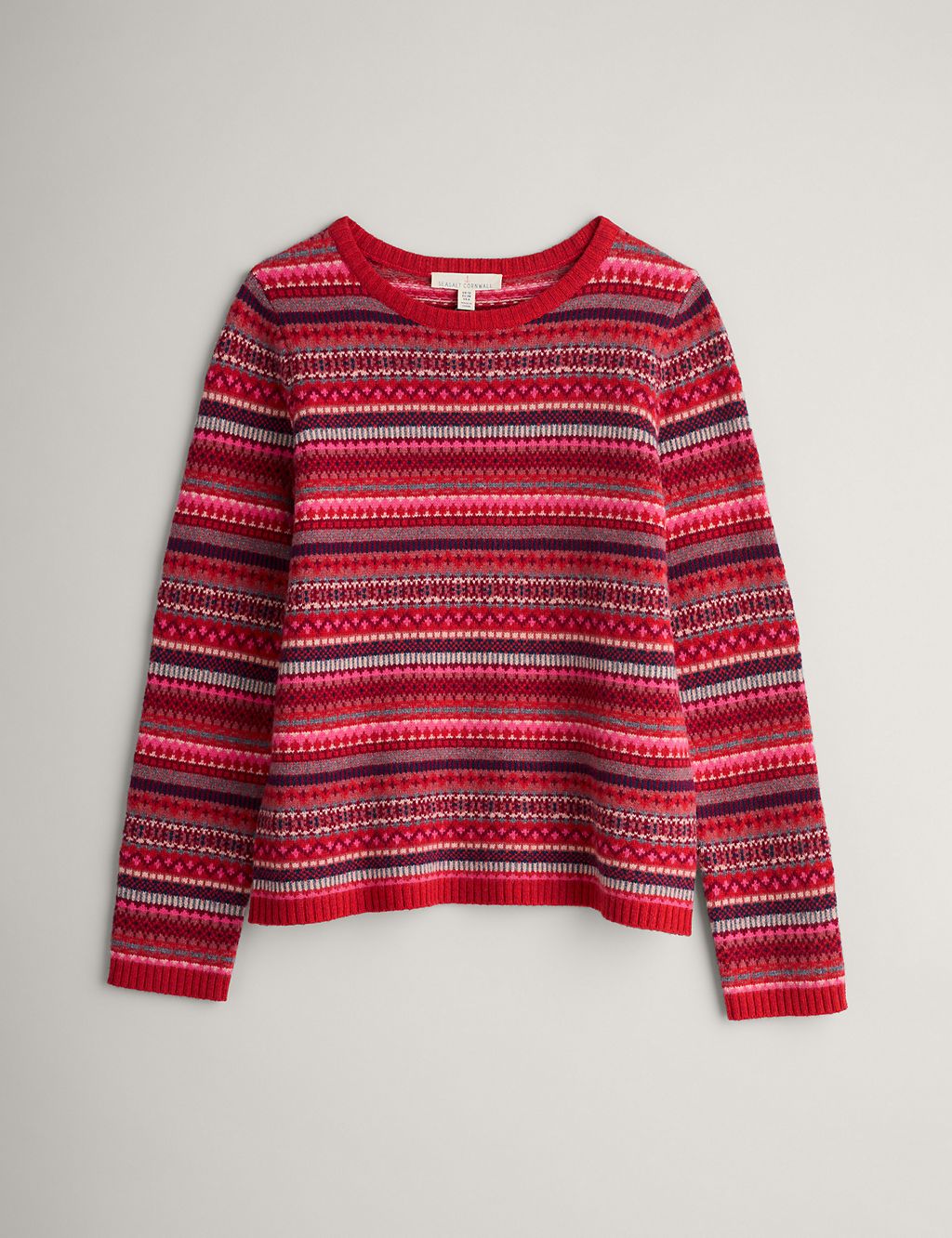 Merino Wool Rich Jacquard Relaxed Jumper 1 of 5