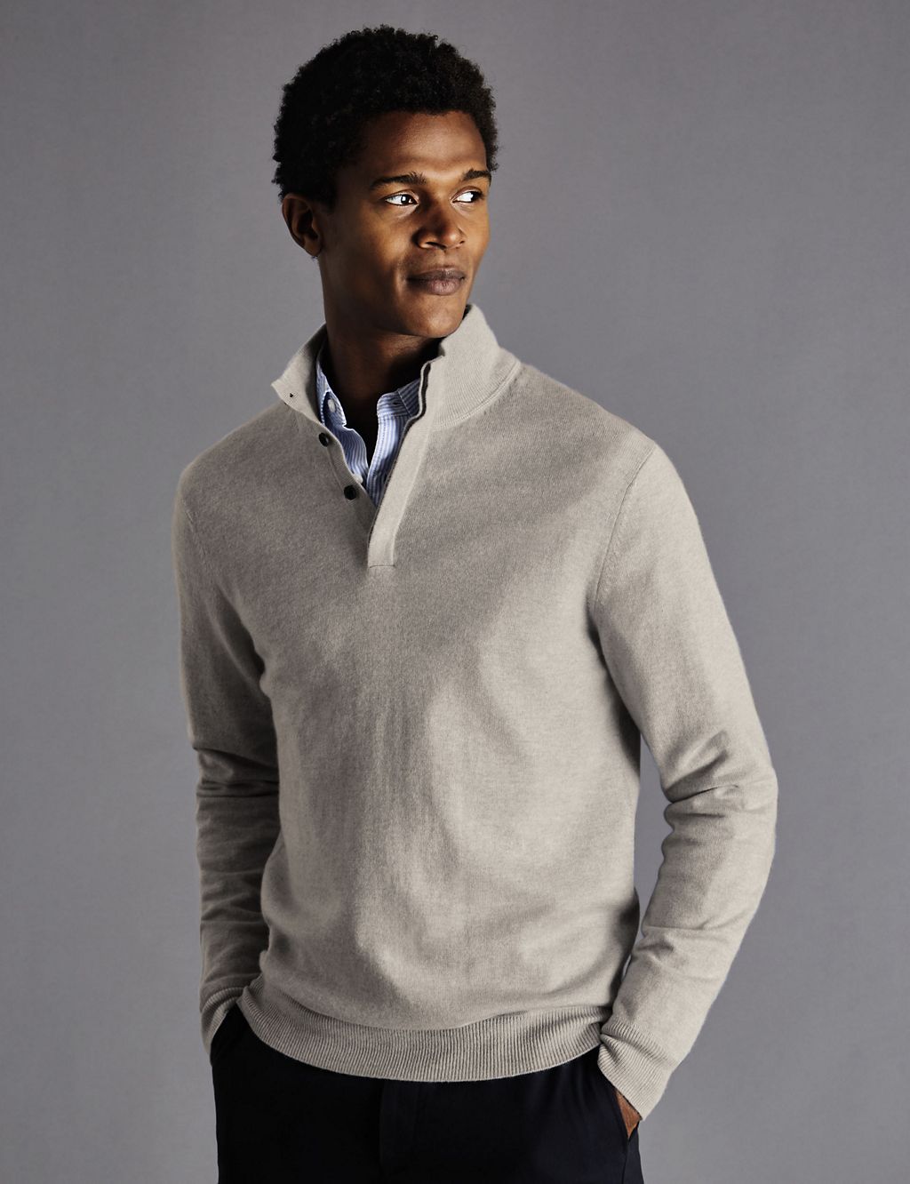 Merino Wool Rich Jumper with Cashmere 3 of 4