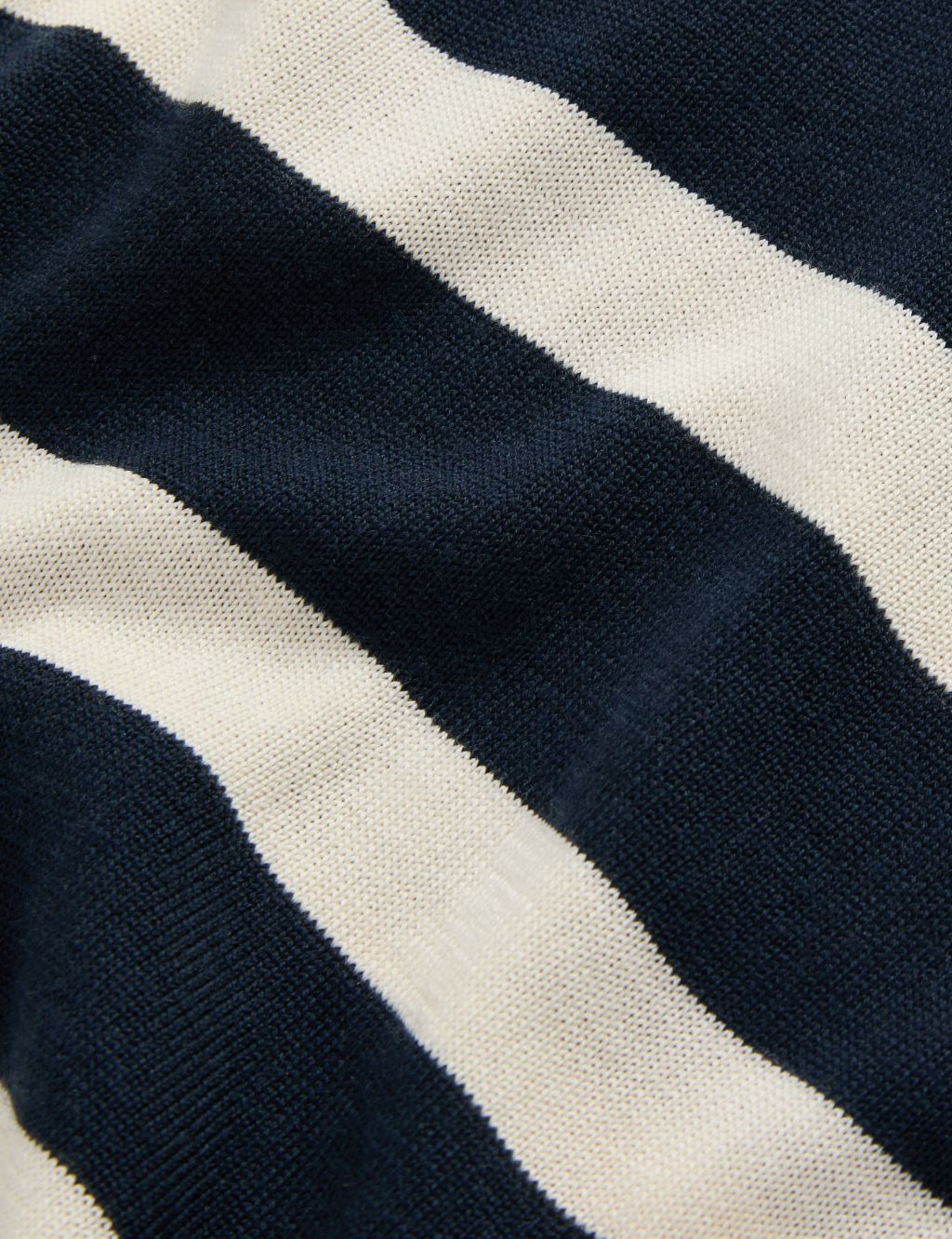 Merino Wool Rich Striped Knitted Jumper 5 of 7