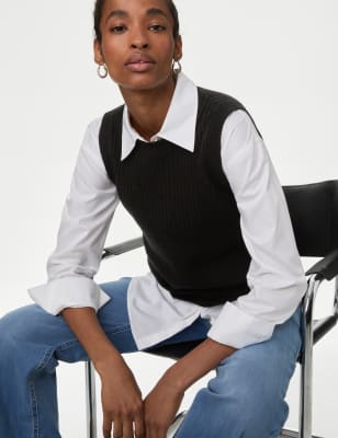 Merino wool outlet sweater vest mens