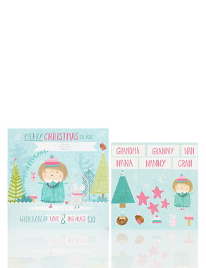 Merry Christmas Grandma Personalised Christmas Card Image 2 of 5