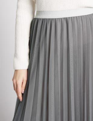 Mesh a shop line skirt