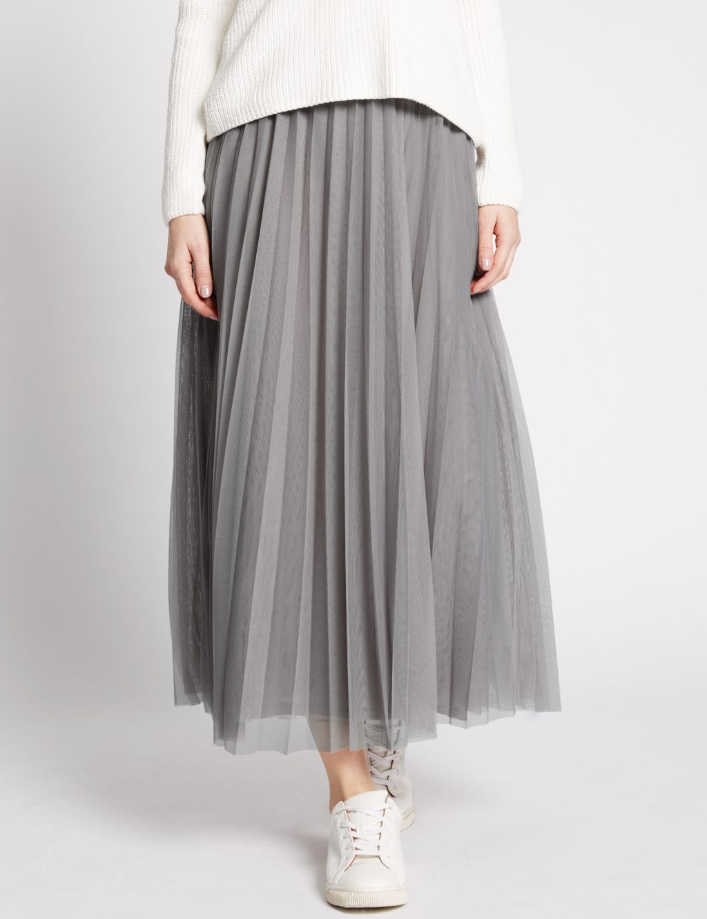 Mesh A-Line Skirt 3 of 4