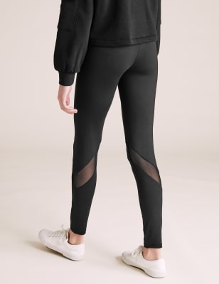 Mesh panel gym leggings sale