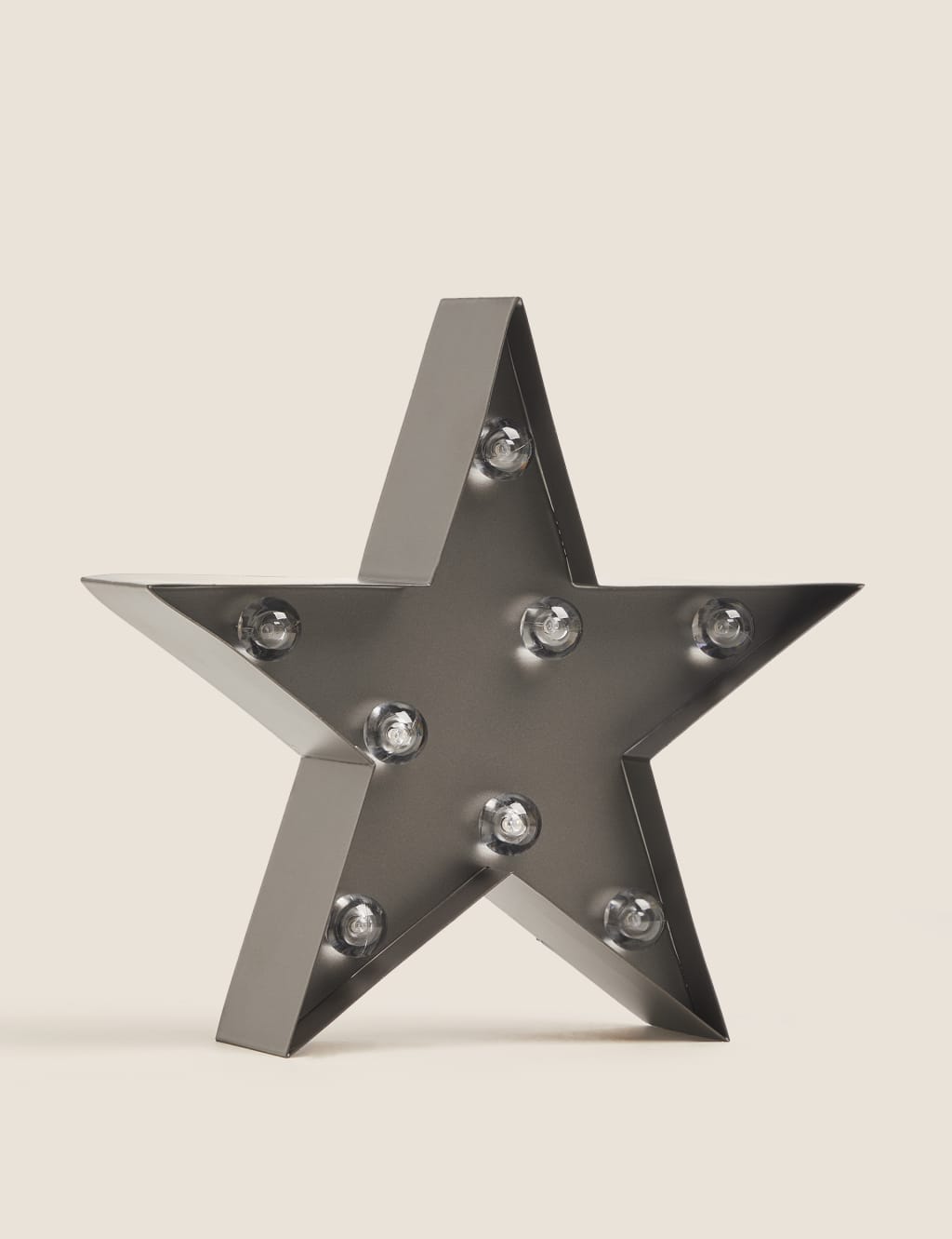 Light up metal deals star