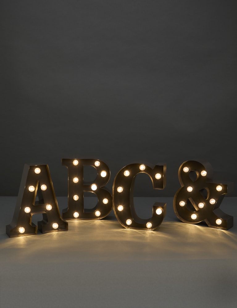 Led letter 2025 lights kmart
