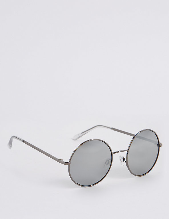Metal Round Sunglasses Image 1 of 2