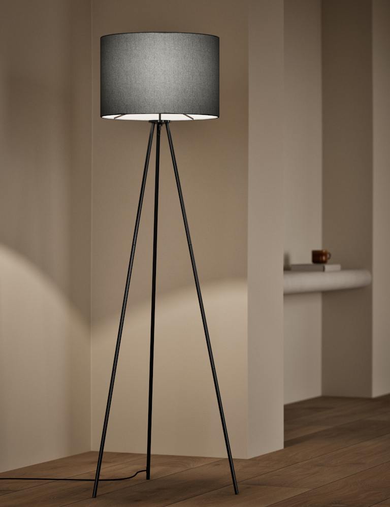 Metal Tripod Floor Lamp 1 of 3