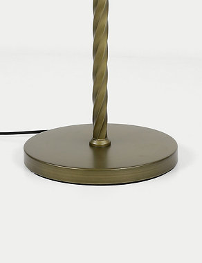 Metal Twisted Floor Lamp Base Image 2 of 4