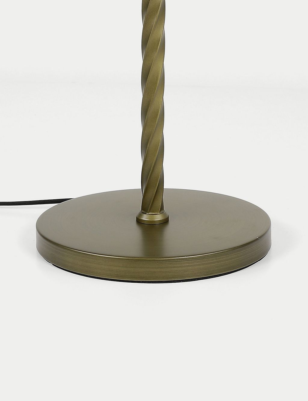Metal Twisted Floor Lamp Base 1 of 4