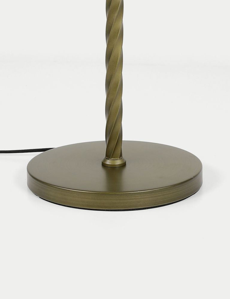 Metal Twisted Floor Lamp Base 2 of 4
