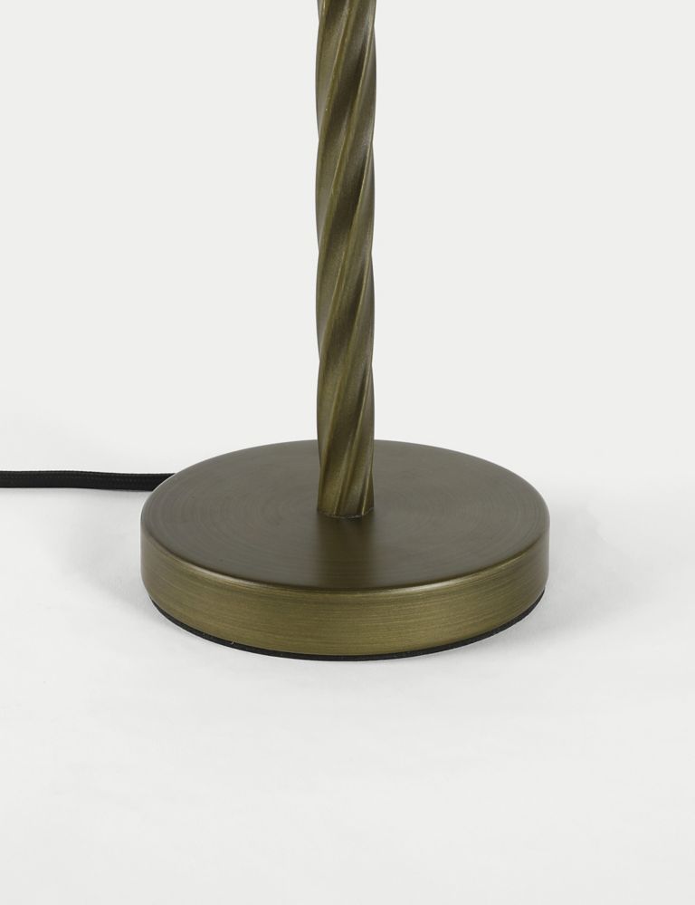 Metal Twisted Table Lamp Base 2 of 4