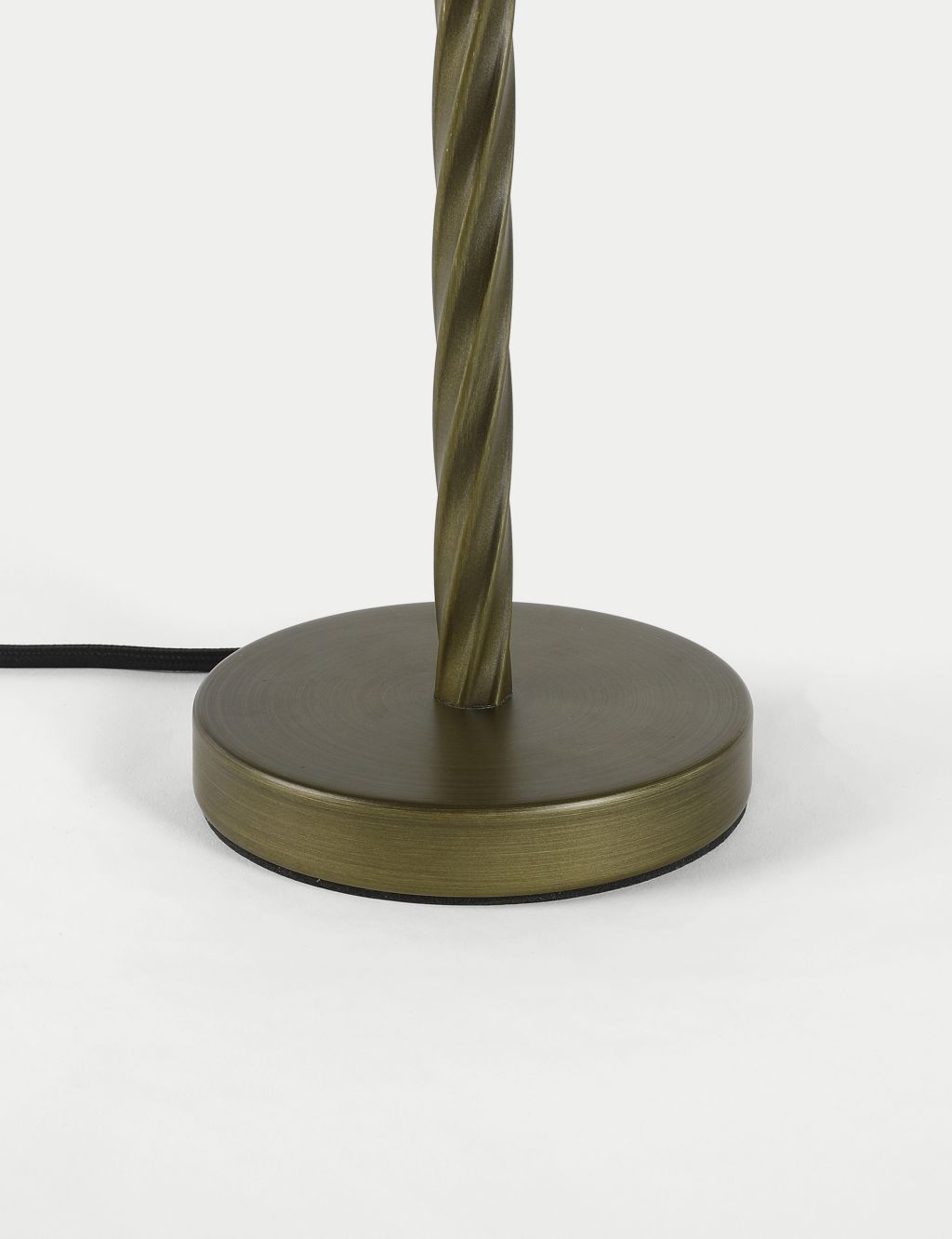 Metal Twisted Table Lamp Base 1 of 4